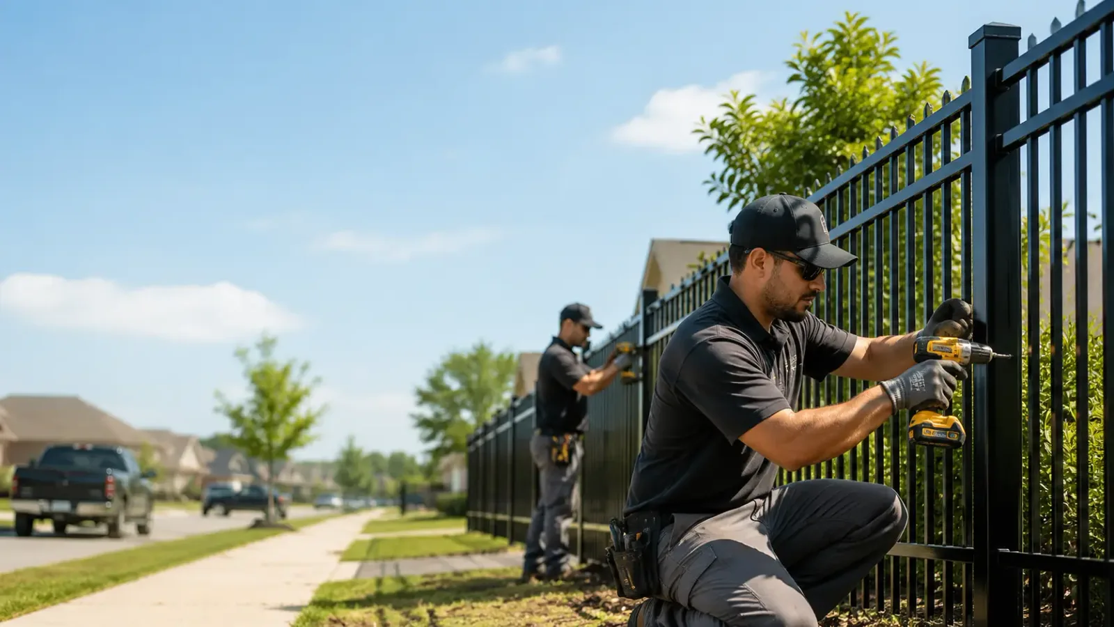Metal Fence Installation in Canfield, OH